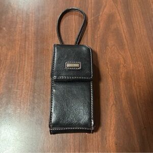 Nine West Black Leather Phone Holster